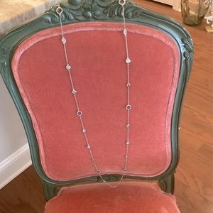 Long crystal necklace